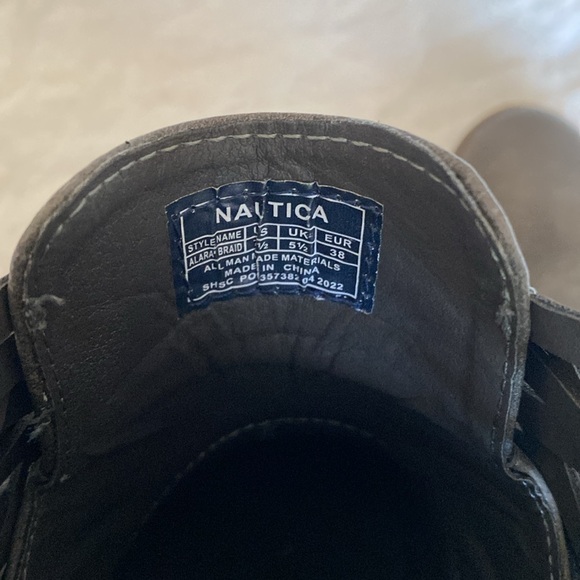 Nautica Grey Ankle Boots - Picture 7 of 10